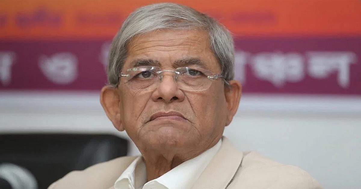 প্রধান উপদেষ্টার আহ্বানে কেবিনেট বৈঠকে যাচ্ছেন মির্জা ফখরুল
