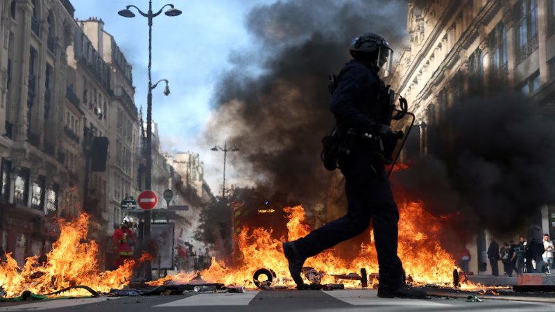 Mass protests in France spiral into worst riots in years
