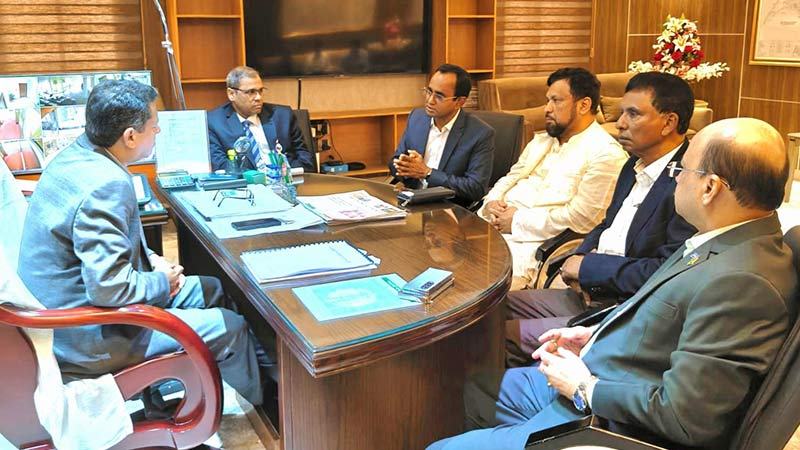 গৃহায়ন ও গণপূর্ত মন্ত্রীর সঙ্গে রিহ্যাব নেতৃবৃন্দের সাক্ষাৎ