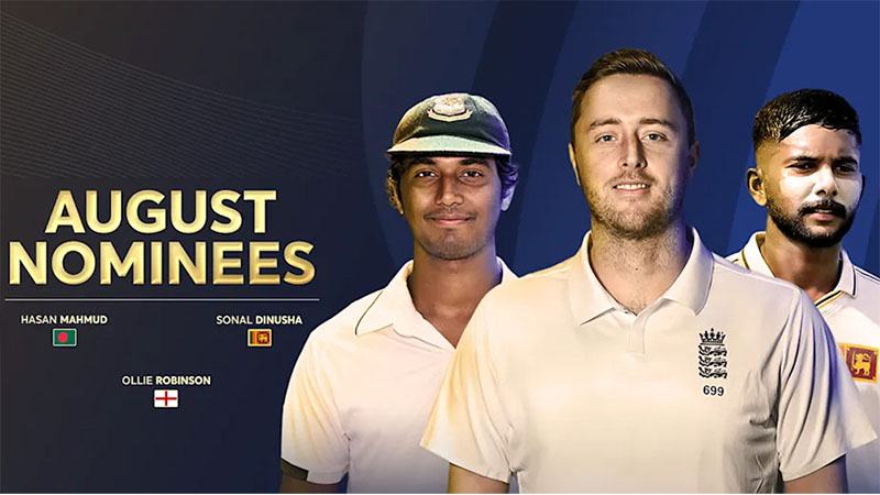 ইতিহাস গড়া জয়ে অবদান রেখে আইসিসির মাসসেরা হওয়ার দৌড়ে হাসান মাহমুদ
