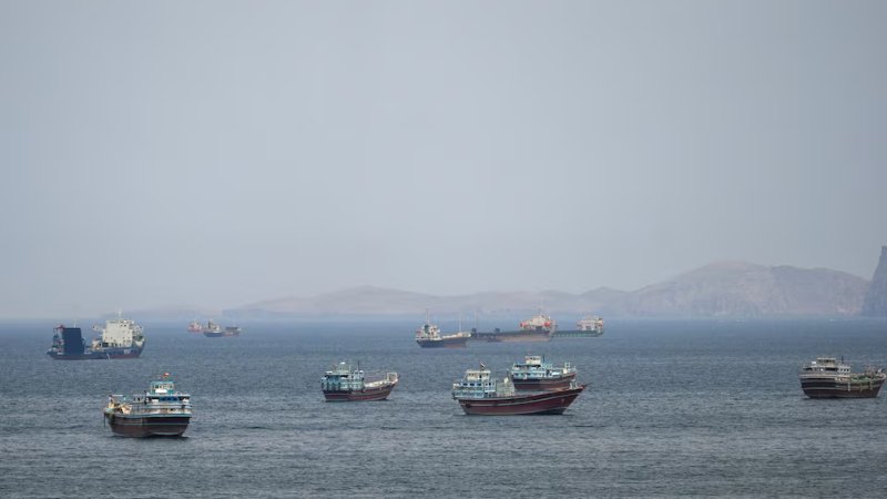Ships and boats in the Strait of Hormuz, Musandam, Oman, April 22, 2026 Photo- REUTERS