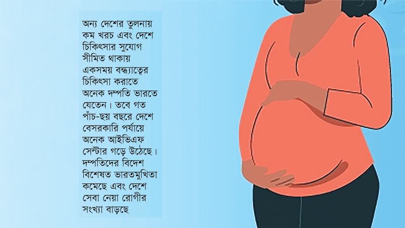 বন্ধ্যাত্ব চিকিৎসায় কমেছে বিদেশমুখিতা