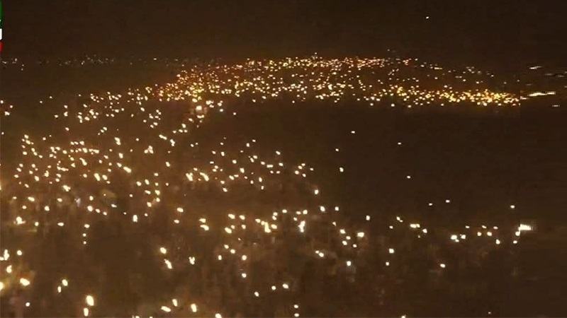 মশাল জ্বালিয়ে তিস্তা মহাপরিকল্পনা বাস্তবায়নের দাবি নদীপাড়ের বাসিন্দাদের