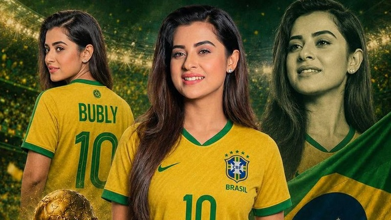 মেসির হ্যাটট্রিকে বুঁদ ব্রাজিল সমর্থক বুবলি