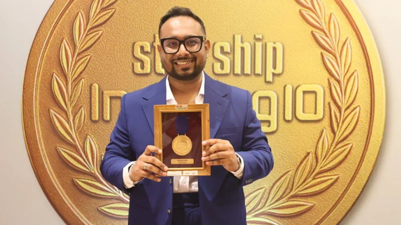‘স্টারশিপ ইন্সপায়ারিং টেন ২০২৫’ সম্মাননা পেলেন রায়হান রাফী