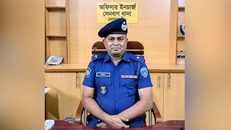 আওয়ামী লীগ নেতার দাওয়াতে অংশ নেওয়ার অভিযোগে সেনবাগের ওসি প্রত্যাহার