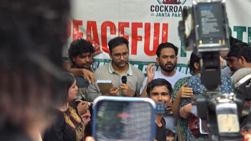 দিল্লিতে ‘ককরোচ জনতা পার্টি’র বিক্ষোভ শুরু, নিরাপত্তা জোরদার