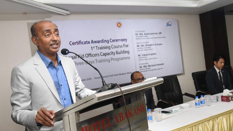 আইনগত সহায়তার মাধ্যমে ন্যায়বিচারের পথ সুগম করতে হবে: আইনমন্ত্রী