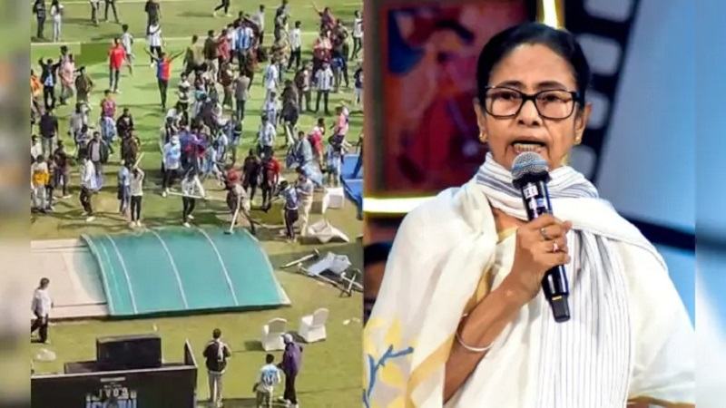 মেসিকে ঘিরে বিশৃঙ্খলার জন্য ক্ষমা চাইলেন মমতা