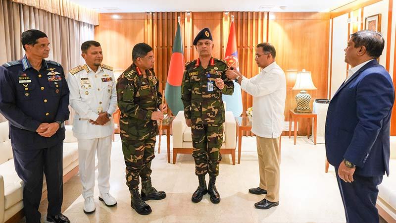 সশস্ত্র বাহিনী বিভাগের নতুন প্রিন্সিপাল স্টাফ অফিসারের দায়িত্ব গ্রহণ