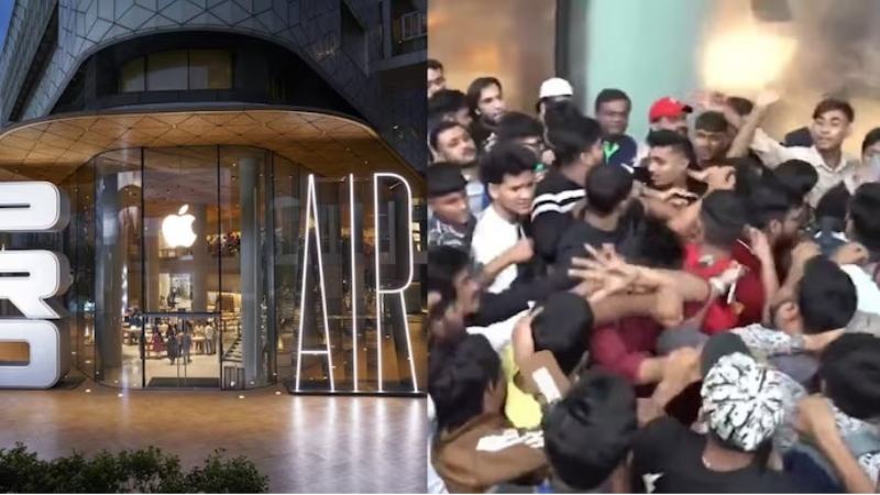 ভারতে আইফোন ১৭: মুম্বাইয়ের অ্যাপল স্টোরে ‘হট্টগোল ও হাতাহাতি’