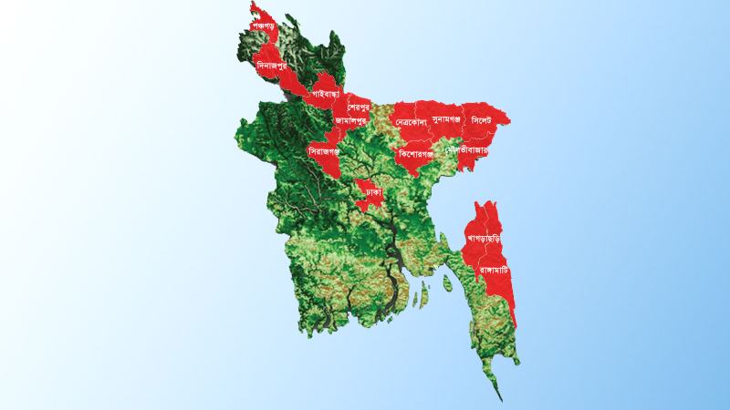 কৃষি উৎপাদনের গুরুত্বপূর্ণ জেলাগুলোই বজ্রপাতের হটস্পট