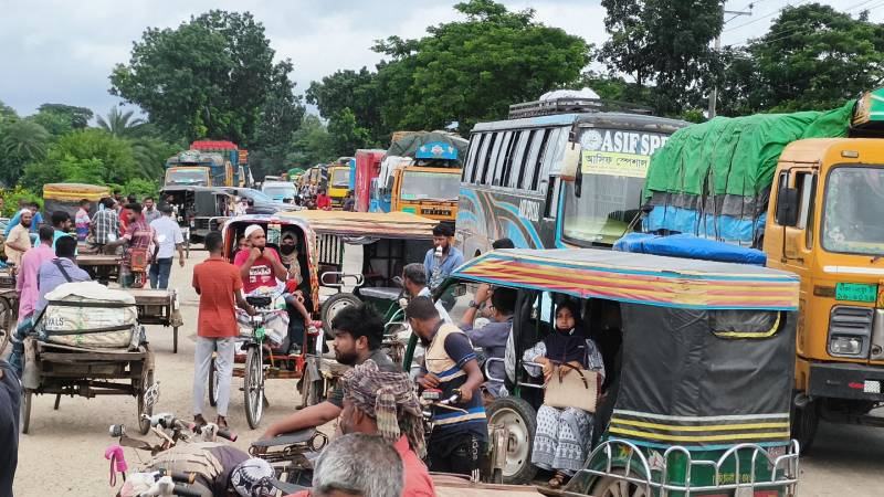 বাগেরহাটে ৪টি আসন বহালের দাবিতে হরতাল