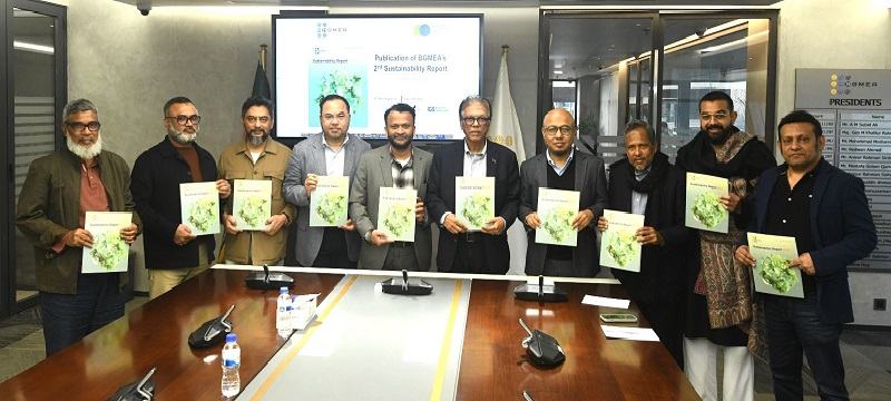 সাসটেইনেবিলিটি প্রতিবেদনের দ্বিতীয় সংস্করণ প্রকাশ করল বিজিএমইএ
