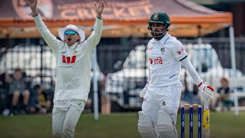 ৫৪ রানে অলআউট হয়ে ইনিংস ব্যবধানে হারল বাংলাদেশ