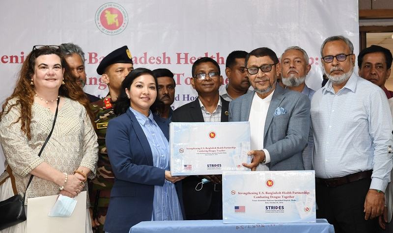 ডেঙ্গু মোকাবেলায় পাঁচ লাখ পরীক্ষার কিট দিল যুক্তরাষ্ট্র