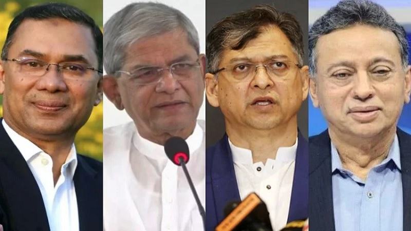 বিএনপির শীর্ষ নেতারা কে কোথায় ভোট দেবেন