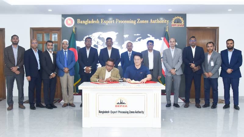 বেপজা অর্থনৈতিক অঞ্চলে ৮০ মিলিয়ন ডলার বিনিয়োগ করবে দক্ষিণ কোরীয় কোম্পানি