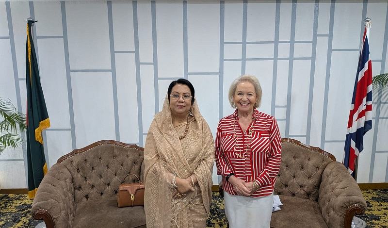বেসামরিক বিমান ও পর্যটন মন্ত্রী-প্রতিমন্ত্রীর সঙ্গে যুক্তরাজ্যের বাণিজ্য দূতের সৌজন্য সাক্ষাৎ