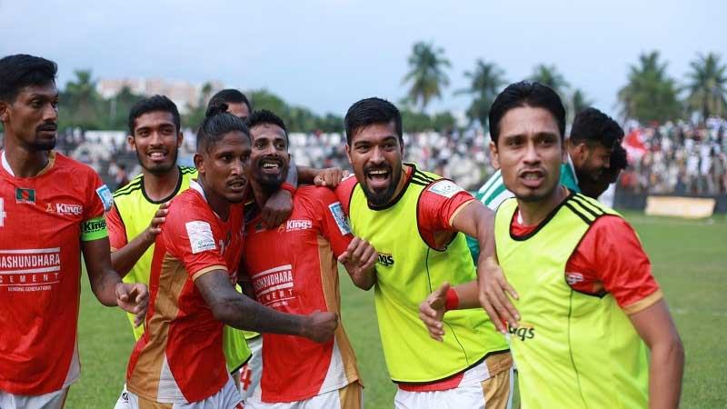 লিগ শিরোপা পুনরুদ্ধার করল বসুন্ধরা কিংস
