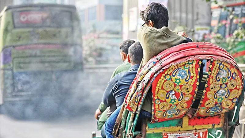 ঢাকার বাতাসের উন্নতি, আজ রয়েছে 'মধ্যম' পর্যায়ে