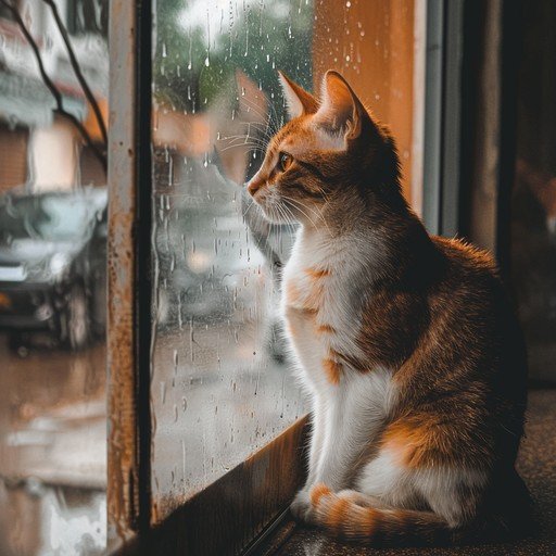 cat-watches-rain-stockcake