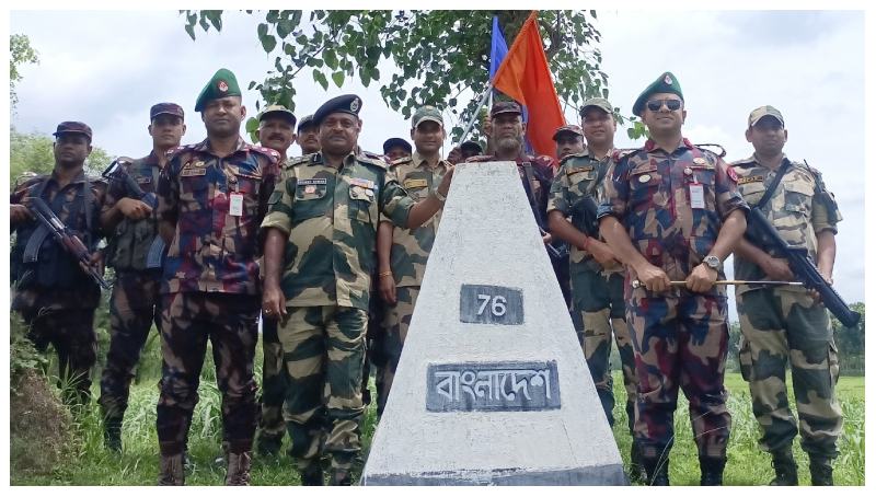 দর্শনা সীমান্তে বিজিবি-বিএসএফের পতাকা বৈঠক