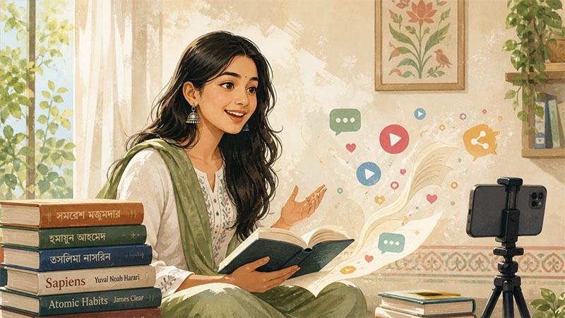বই নিয়ে আরো সৃজনশীল কাজ করার ইচ্ছা তাদের