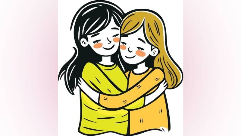 হিলিং টাচ: মানসিক চাপ কমাতে প্রিয়জনকে জড়িয়ে ধরুন