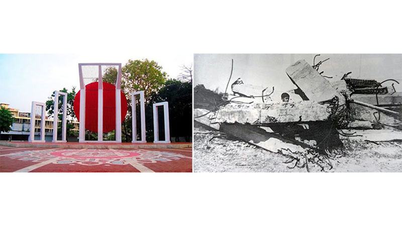 শহীদ মিনার : যেভাবে বারবার আক্রান্ত হয়েছে