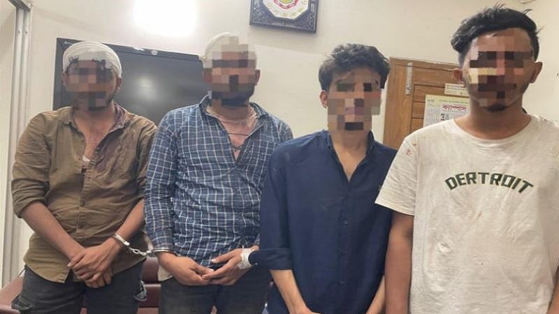 ধানমন্ডিতে র‍্যাব পরিচয়ে দুর্ধর্ষ ডাকাতি, ডাকাত দলের ৬ সদস্য গ্রেফতার