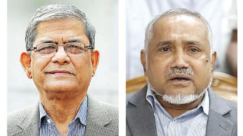 আলোচনায় বসতে মির্জা ফখরুলকে জামায়াত নেতা তাহেরের ফোন