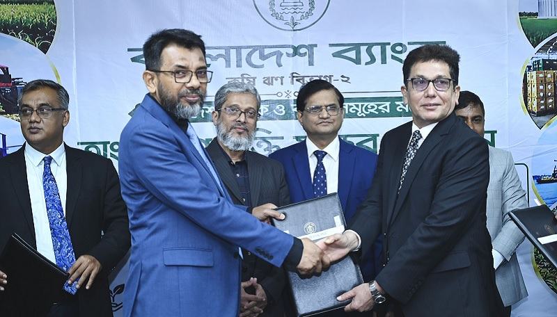 উত্তরাঞ্চলের কৃষিতে কেন্দ্রীয় ব্যাংকের তহবিলে এসবিএসি ব্যাংকের অংশগ্রহণ চুক্তি