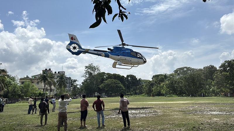 স্ট্রোকে সংকটাপন্ন রাবি শিক্ষার্থীকে এয়ার অ্যাম্বুল্যান্সে ঢাকায় পাঠাল প্রশাসন