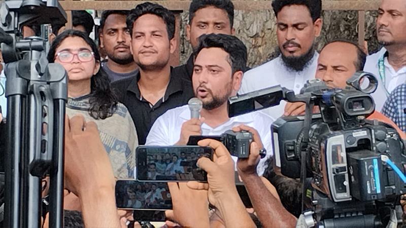 জুলাই আন্দোলনে নতুন দেশ হয়েছে, কিন্তু দেশ গঠন হয়নি: নাহিদ ইসলাম