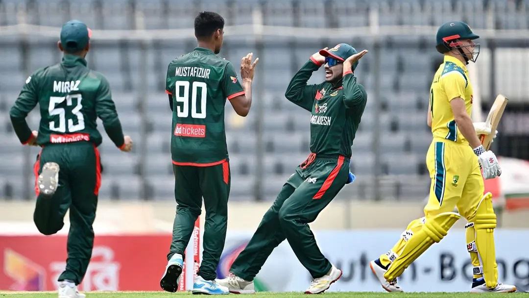 অস্ট্রেলিয়ার বিপক্ষে প্রথমবার ওয়ানডে সিরিজ জিতল বাংলাদেশ