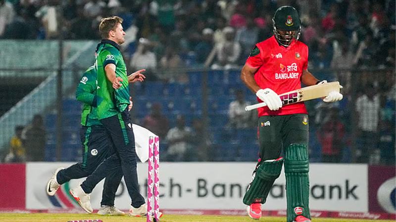 আয়ারল্যান্ডের কাছে ৩৯ রানে হারল বাংলাদেশ