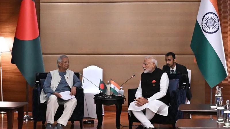 বিমসটেক সম্মেলনের ফাঁকে বৈঠকে ইউনূস-মোদি