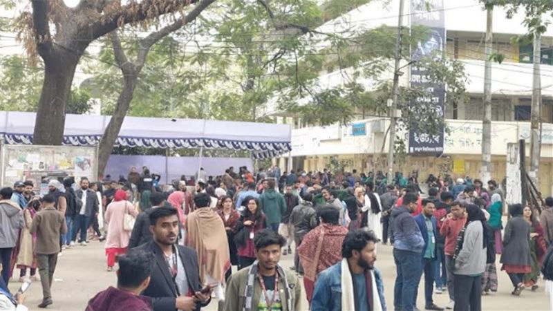 জকসু নির্বাচনের ভোটগ্রহণ শুরু
