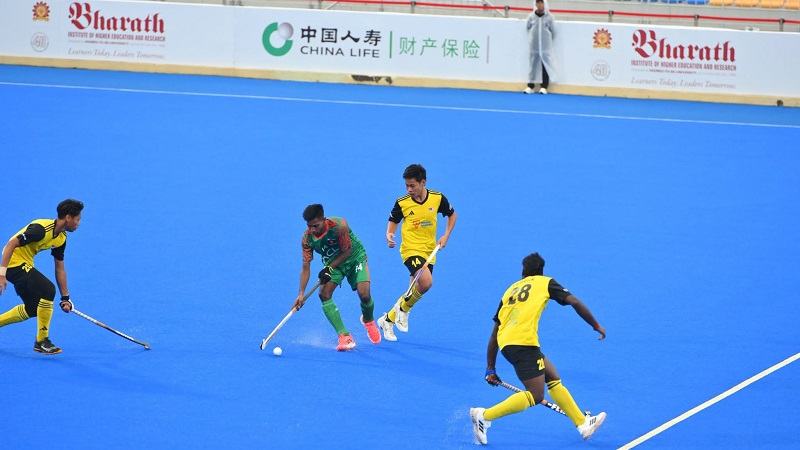 মালয়েশিয়ার কাছে হেরেছে বাংলাদেশের ছেলেরা