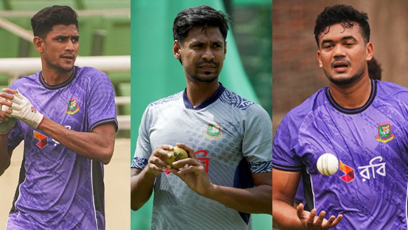 প্রথম দুই ম্যাচে বিশ্রামে মুস্তাফিজ, তাসকিন ও নাহিদ