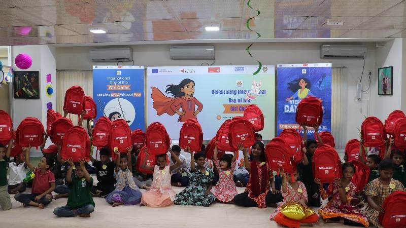 আন্তর্জাতিক কন্যা শিশু দিবস উদযাপন করল মানুষের জন্য ফাউন্ডেশন
