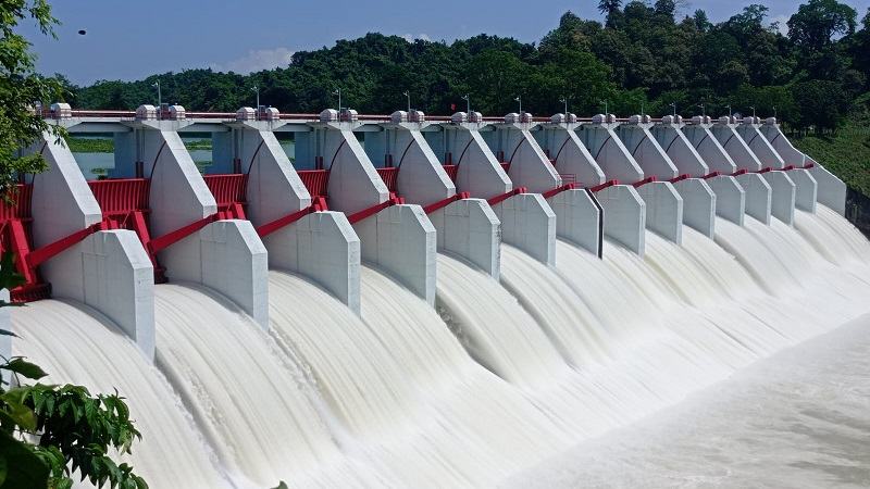 চতুর্থ দফায় ৩ ফুট খোলা হলো কাপ্তাই বাঁধের ১৬ জলকপাট