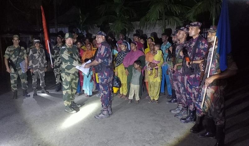 কুড়িগ্রাম সীমান্তে ২৪ বাংলাদেশী নাগরিককে ফেরত দিল বিএসএফ