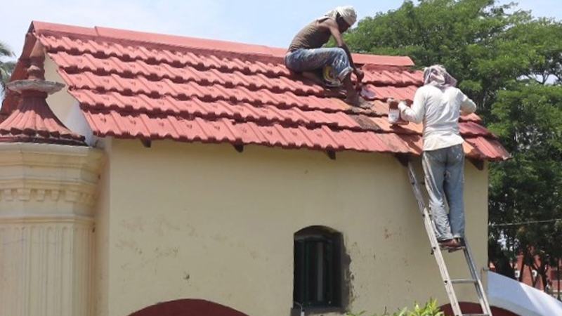 রবীন্দ্রনাথ ঠাকুরের জন্মবার্ষিকী ঘিরে শিলাইদহে সাজসজ্জা