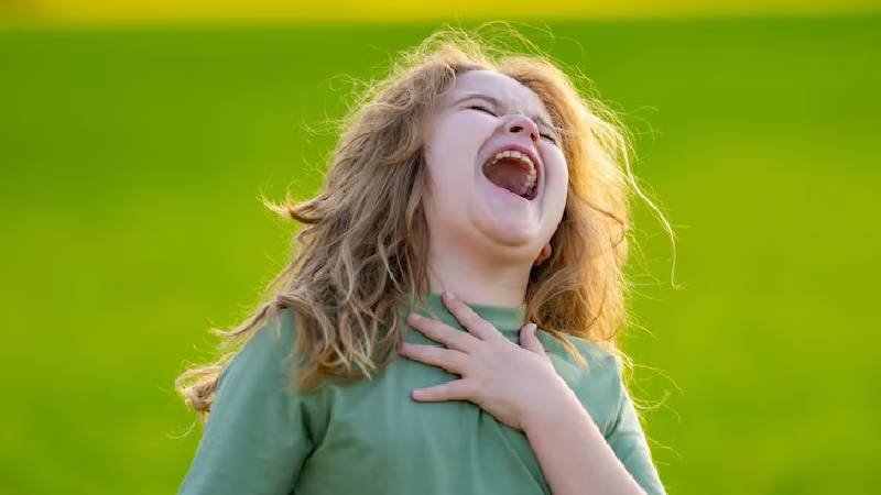 laughing kid