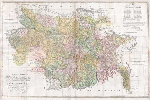 যার হাতে তৈরি বাংলার প্রথম আধুনিক মানচিত্র