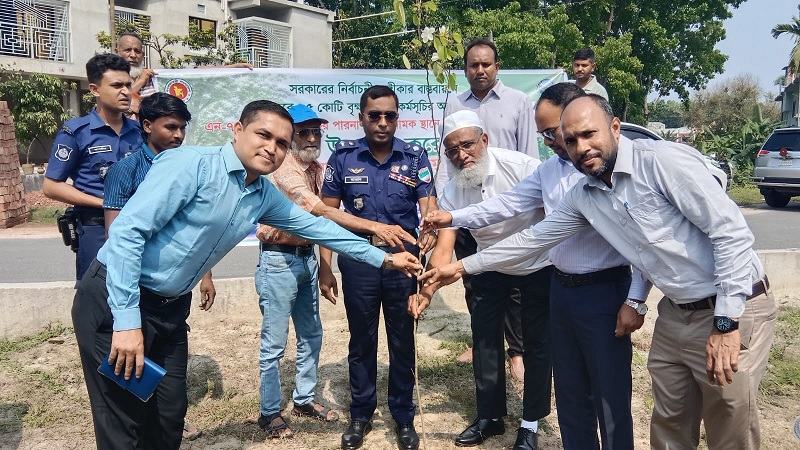 মাগুরায় ৫ বছরে ৭ হাজার ৩শ বৃক্ষরোপণ করবে সড়ক বিভাগ