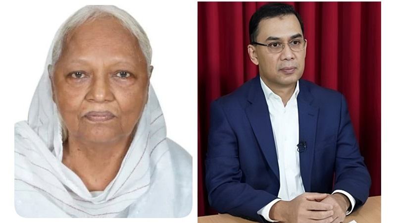 মাহমুদুর রহমানের মায়ের মৃত্যুতে তারেক রহমানের শোক