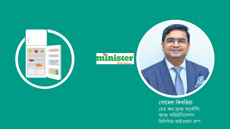 মিনিস্টারের মোট বিক্রির প্রায় ৫৫-৬০ শতাংশ এখন গ্রামাঞ্চলে